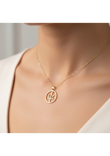 8 Ayar Altın Kolye Ucu E&l GM11215 0.5 gr