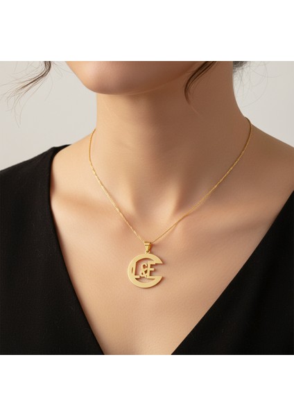 8 Ayar Altın Kolye Ucu E&l GM11222 0.5 gr