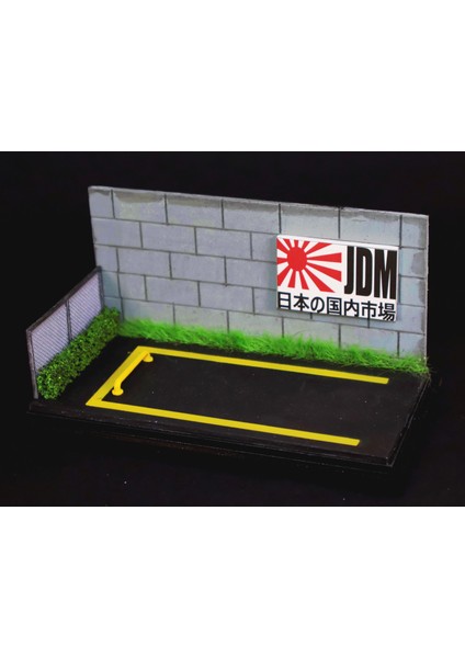 1/64 Parking Lot Diorama Display Case. (Araç Dahil Değildir) modelleri