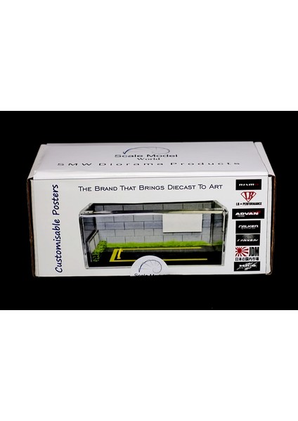 1/64 Parking Lot Diorama Display Case. (Araç Dahil Değildir) fırsatları