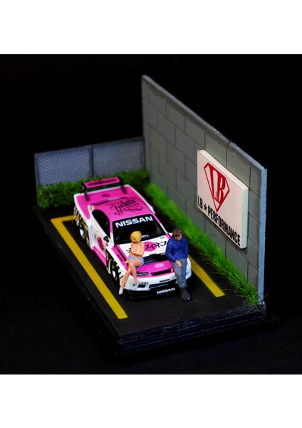 1/64 Parking Lot Diorama Display Case. (Araç Dahil Değildir) indirimleri