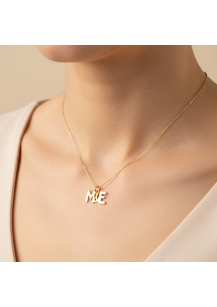 8 Ayar Altın Kolye Ucu E&m GM11237 1 gr