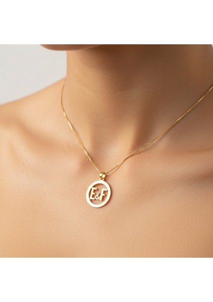 8 Ayar Altın Kolye Ucu E&f GM11155 1 gr