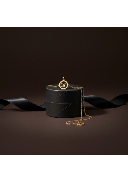 8 Ayar Altın Kolye Ucu E&f GM11155 1 gr modelleri