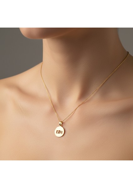 8 Ayar Altın Kolye Ucu E&n GM11244 0.5 gr