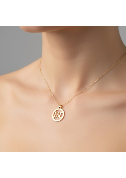 8 Ayar Altın Kolye Ucu E&e GM11137 1 gr