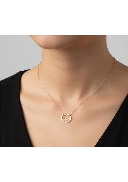 8 Ayar Altın Kolye Ucu E&n GM11241 1 gr