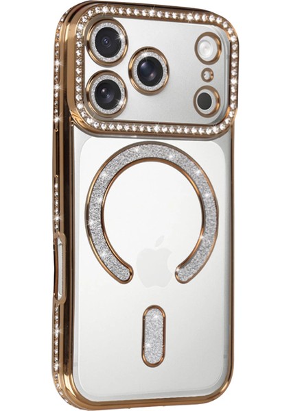 Apple Iphone 17 Pro Joke Simli Magneticsafe Kılıf - Gold fiyatları