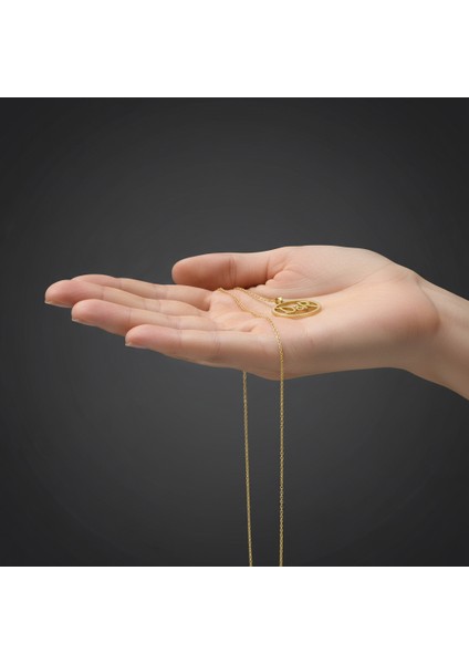 8 Ayar Altın Kolye Ucu D&r GM11043 1 gr fiyatları