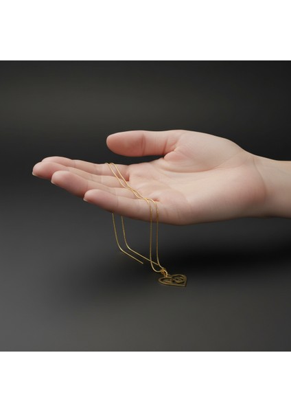 8 Ayar Altın Kolye Ucu D&y GM11127 1 gr fiyatları