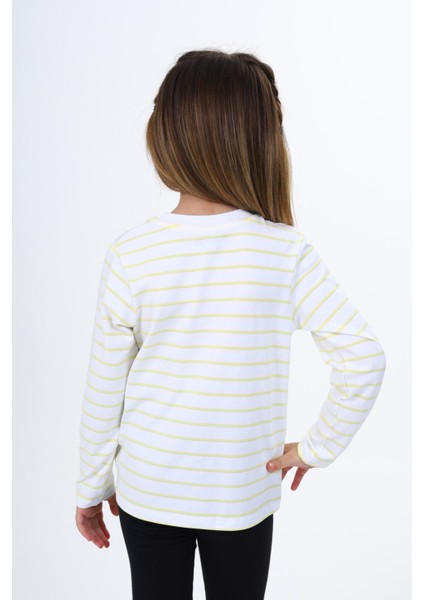 Kız Çocuk Çizgili Tişört fırsatları