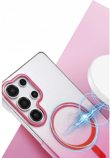 Samsung Galaxy S24 Ultra Glossy Magsafe Kapak - Siyah fiyatları