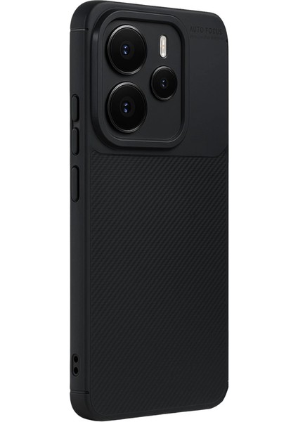 Xiaomi Note 14 5g Auto Focus Karbon Kapak - Siyah modelleri