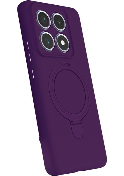 Xiaomi Mi 14T Pro Regal Magsafe Standlı Kapak - Derin Mor fiyatları