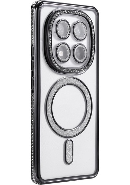 Xiaomi Redmi Note 14 Pro 5g Joke Simli Magneticsafe Kılıf - Siyah modelleri