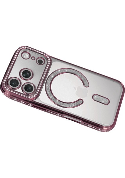 Apple Iphone 17 Pro Max Joke Simli Magneticsafe Kılıf - Pembe modelleri