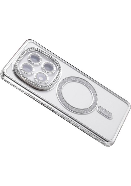 Xiaomi Redmi Note 14 Pro 5g Joke Simli Magneticsafe Kılıf - Gümüş fırsatları