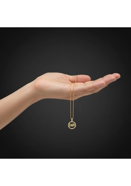 8 Ayar Altın Kolye Ucu D&r GM11040 1 gr fiyatları