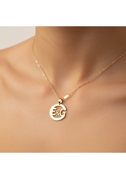 8 Ayar Altın Kolye Ucu E&g GM11164 1 gr