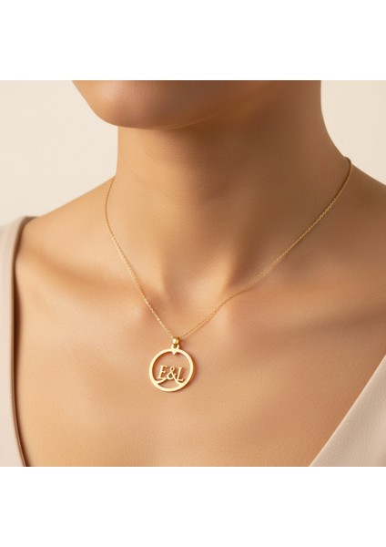 8 Ayar Altın Kolye Ucu E&l GM11214 1 gr