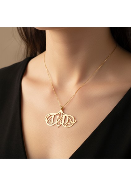 8 Ayar Altın Kolye Ucu D&u GM11077 0.5 gr