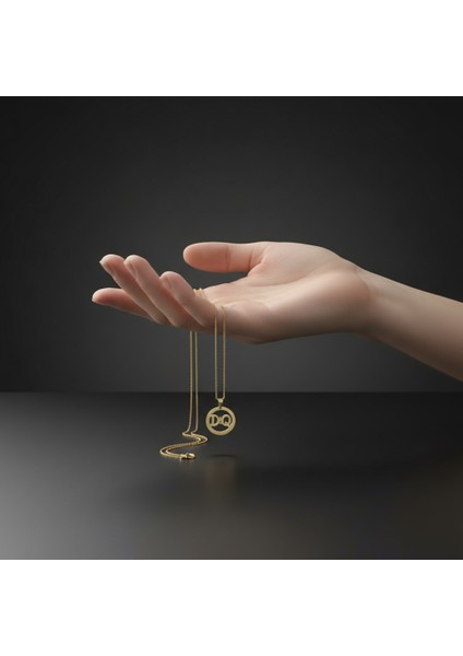 14 Ayar Altın Kolye Ucu D&q GM11032 1 gr fiyatları