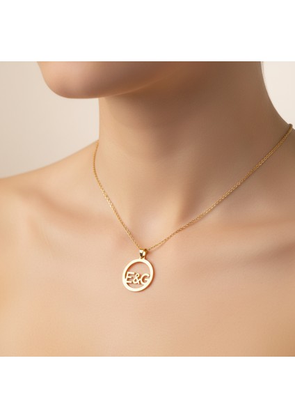 8 Ayar Altın Kolye Ucu E&g GM11165 1 gr