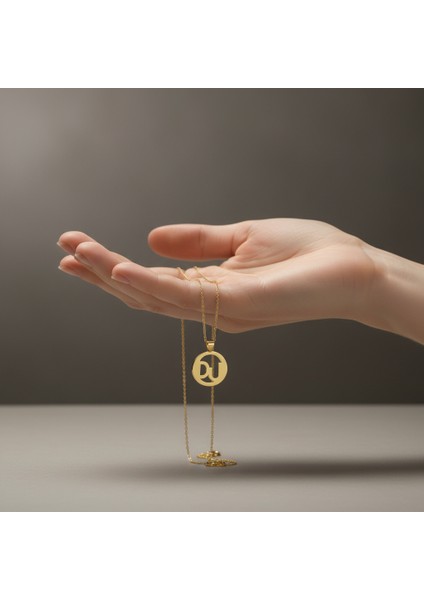 8 Ayar Altın Kolye Ucu D&u GM11084 0.5 gr fiyatları