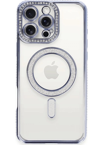 Iphone 16 Pro Max Kılıf Joke Simli Magneticsafe Kılıf - Mavi fiyatları