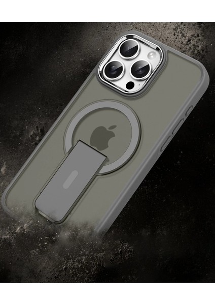 Iphone 15 Pro Tork Magsafe Standlı Kapak - Siyah indirimleri