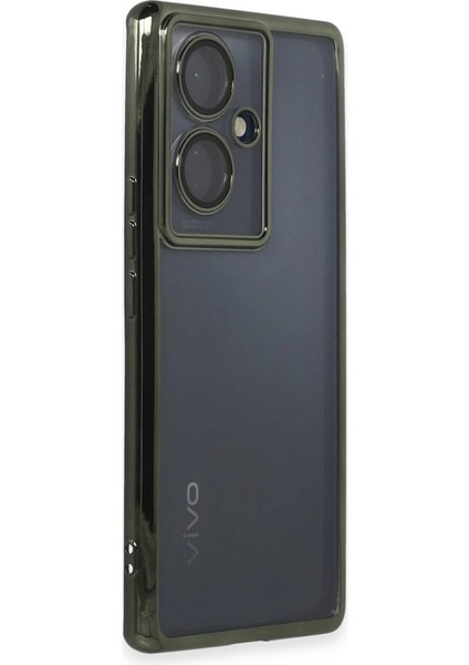 Vivo V29 Lite Kılıf Razer Lensli Silikon - Yeşil fiyatları