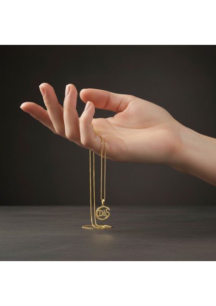 8 Ayar Altın Kolye Ucu D&s GM11052 1 gr fiyatları