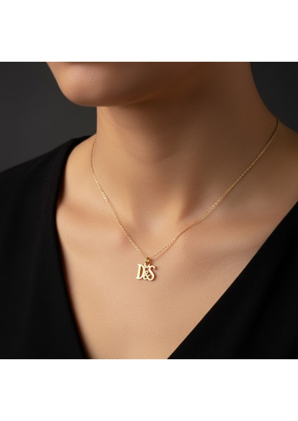 8 Ayar Altın Kolye Ucu D&s GM11058 1 gr