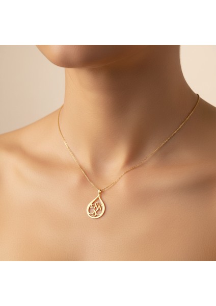 8 Ayar Altın Kolye Ucu E&n GM11248 1 gr