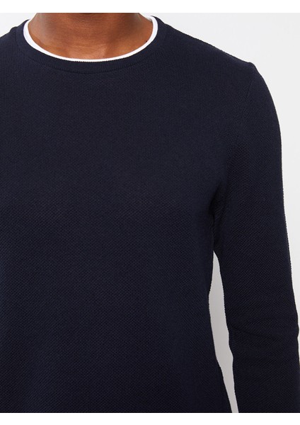 Yeni Sezon Bisiklet Yaka Uzun Kollu Ince Erkek Triko Kazak fırsatları