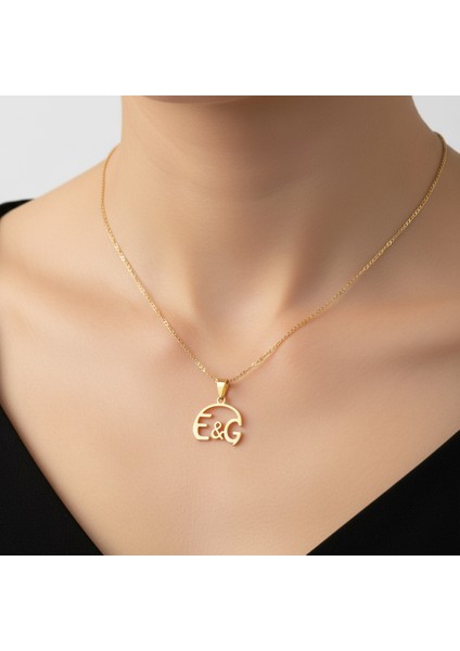 8 Ayar Altın Kolye Ucu E&g GM11166 0.5 gr