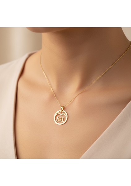 14 Ayar Altın Kolye Ucu E&l GM11216 1 gr