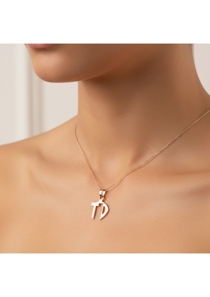 8 Ayar Altın Kolye Ucu D&t GM11071 1 gr