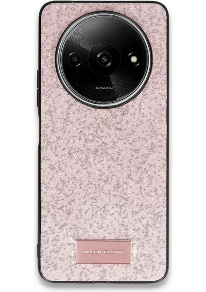 Onegif Xiaomi Redmi A3 4g Bright Simli Kapak - Pembe