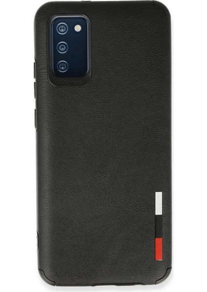 Samsung Galaxy A02S Kılıf Loop Deri Silikon - Siyah