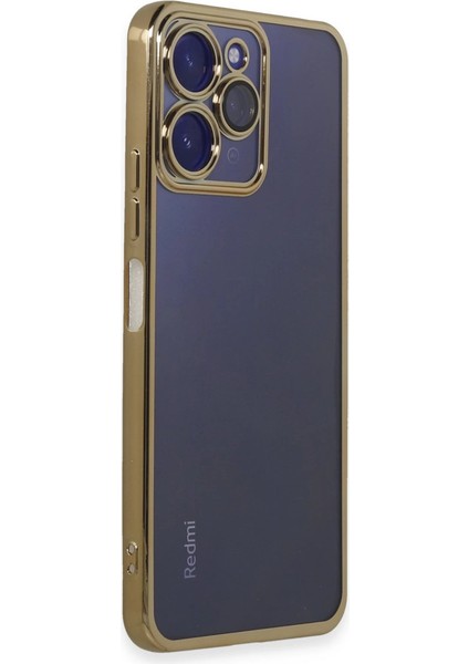 Xiaomi Redmi 12 Kılıf Razer Lensli Silikon - Gold fiyatları