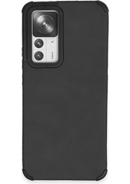 Xiaomi Mi 12T Kılıf Loop Deri Silikon - Siyah