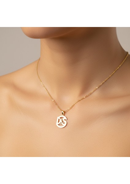 8 Ayar Altın Kolye Ucu D&s GM11061 0.5 gr