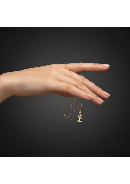 8 Ayar Altın Kolye Ucu D&y GM11130 0.5 gr fiyatları