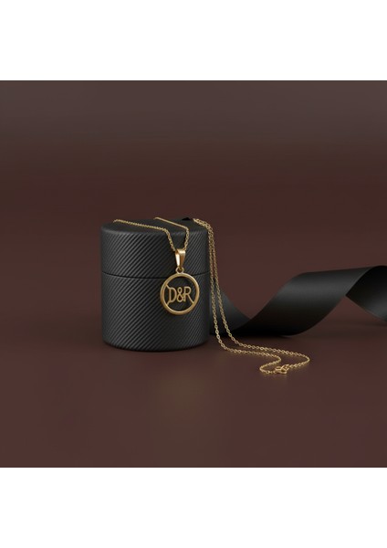 8 Ayar Altın Kolye Ucu D&r GM11038 0.5 gr modelleri