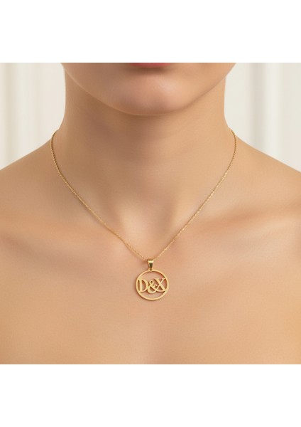 14 Ayar Altın Kolye Ucu D&x GM11122 0.5 gr