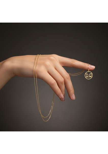 8 Ayar Altın Kolye Ucu D&q GM11030 1 gr fiyatları