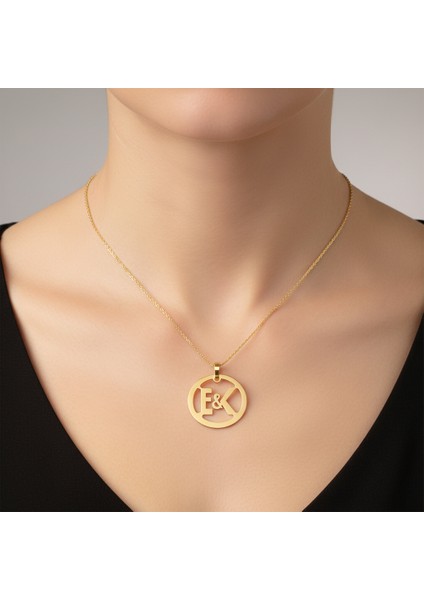 8 Ayar Altın Kolye Ucu E&k GM11210 0.5 gr