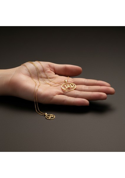 14 Ayar Altın Kolye Ucu D&t GM11070 1 gr fiyatları