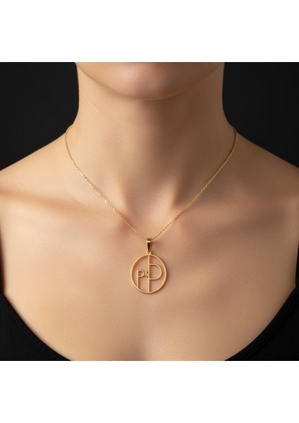 14 Ayar Altın Kolye Ucu D&p GM11021 0.5 gr